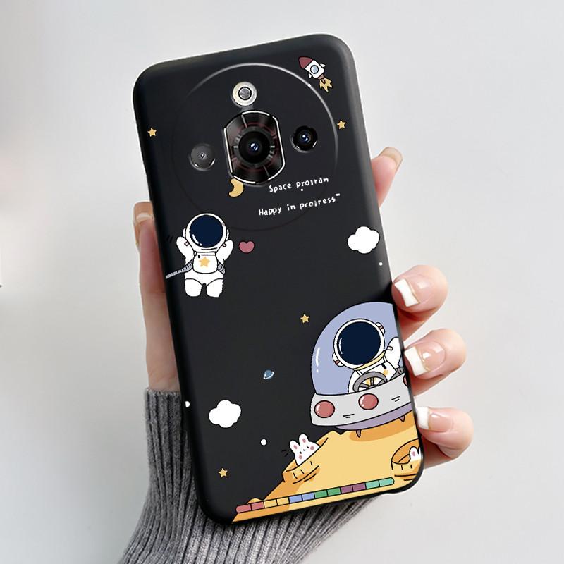 Cute Cartoon Case For ZTE Nubia Focus Pro 5G Capa Printing Shell Protective Cover Coque Soft Silicone Black Casing Fundas