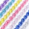 50pcs Transparent U-Shaped Chain, Acrylic Beads, DIY Jewelry Making Materials For Bracelets, Car Ornaments, Phone Straps