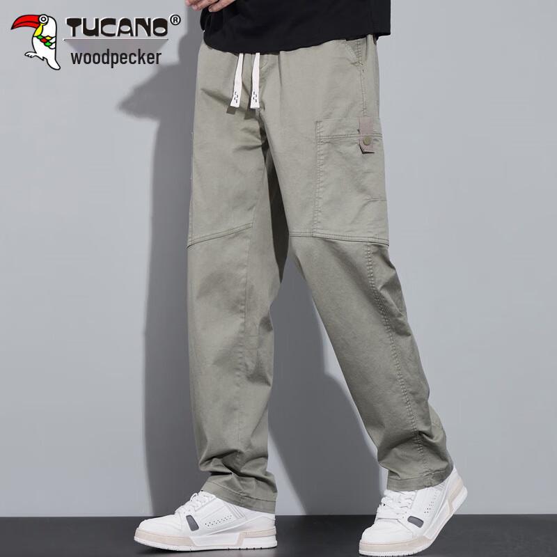 Tucano Men's Autumn/Winter Loose Straight Casual Workwear Pants