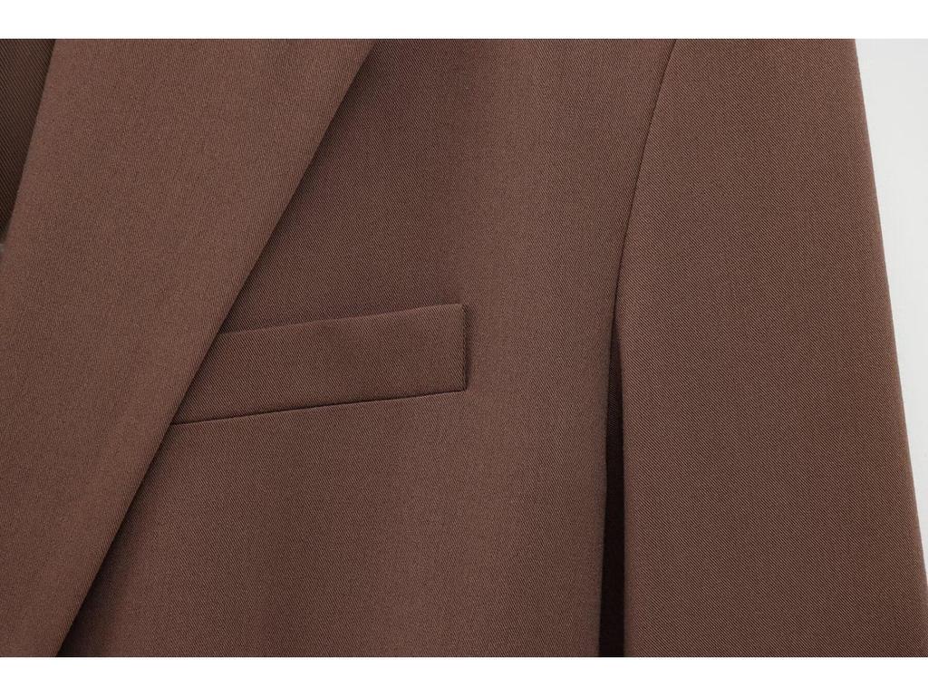 2025 Spring Women's Fashion European & American Style Casual Suit: Jacket & Long Pants