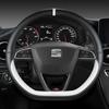Mikrofaser Leder Auto Lenkradbezug Rutschfest 38cm Für Seat Tarraco Arona Ateca Ibiza Toledo Mii Leon Arosa Exeo ST FR