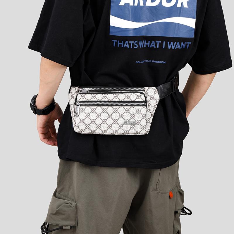 Waist Bag Men Belt Pack Waterproof Sports Travel Phone Pouch Messenger Pouch Fashion Chest Bag Men Hip Waist Pack Shoulder Bags