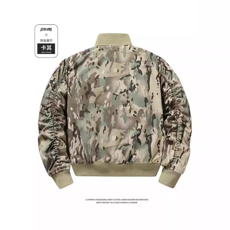 New Jackets, Padded and Thickened Workwear, Air Force Loose Plus Size Casual Jackets, Baseball Uniforms, Camouflage Trendy Cotton Suits