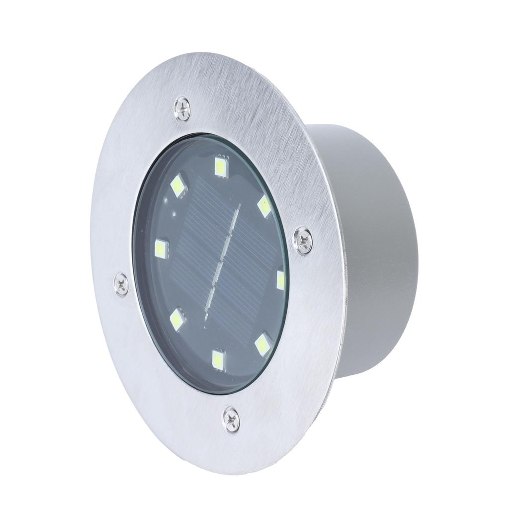 Solar Underground Lights White Light Waterproof Recessed LED Landscape Lamp for Outdoor