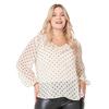Be You Womens/Ladies Polka Dot Ruffles Blouse
