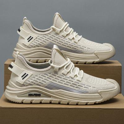Men's Shoes Summer Mesh Sports Shoes New Breathable Non-smelly Feet Running Shoes Tooling Casual Outdoor Shoes