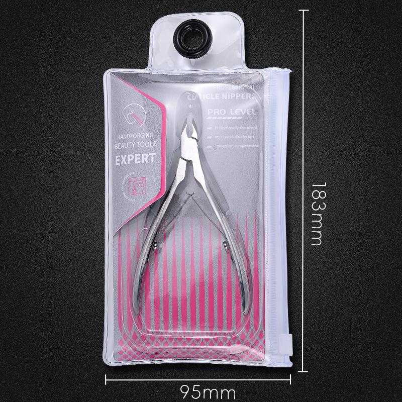 Stainless Steel 3.5mm Russian Style Cuticle Nipper Nail Clippers