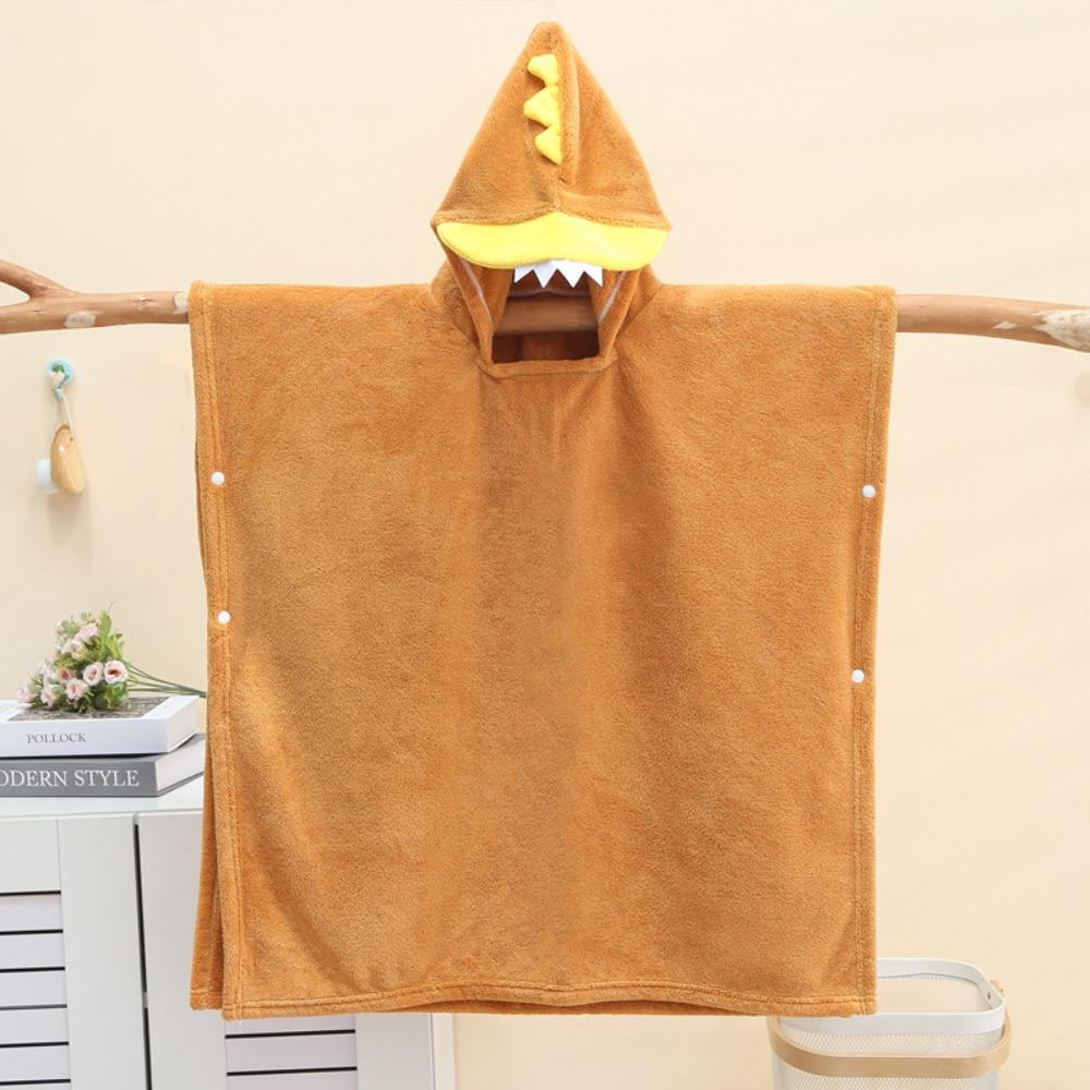 

Мультяшное детское банное полотенце Быстросохнущее мультяшное полотенце-накидка Теплый детский халат для купания Пижама Халат жёлтый