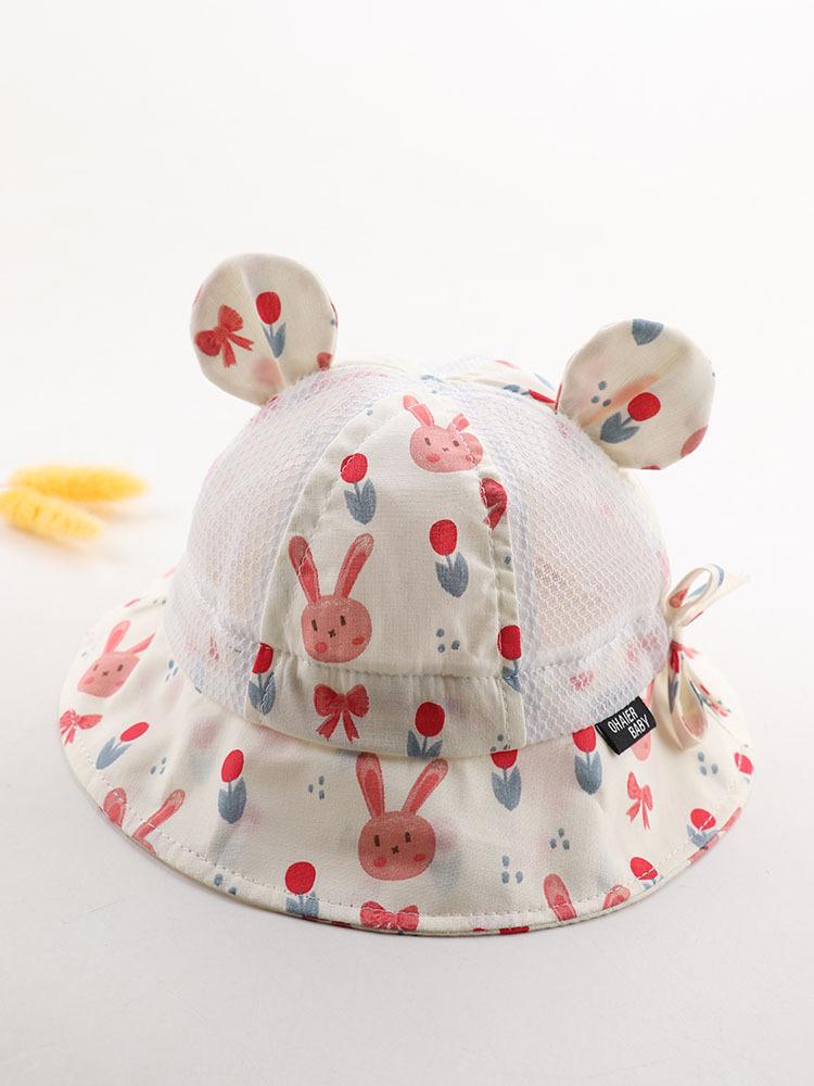 Summer Baby Mesh Breathable Sun Hat Unisex Infant UV Protection Fisherman Cap Lightweight Kids Beach Bucket Hat