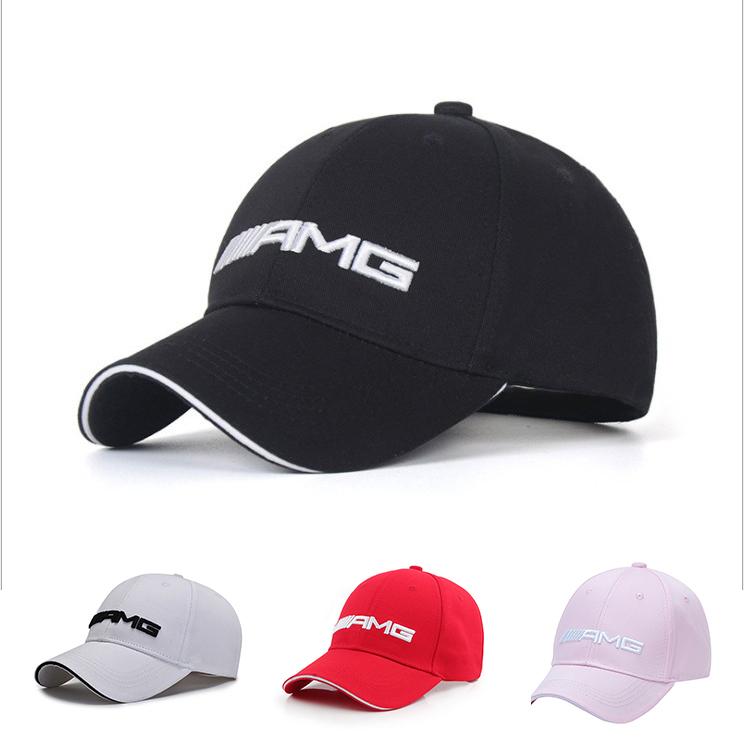 Car Key Case For Mercedes Benz AMG C E S GLE CLC Class W204 W203 W205 W124 W221 W213 W212 Baseball Cap Outdoor Racing Sport Hat SN4