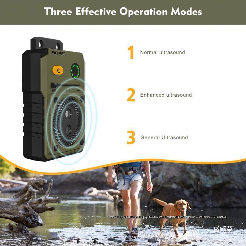 Anti-Barking Ultrasonic Dog Trainer and Repellent