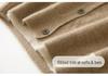 Autumn Winter High Neck Two-Piece Cashmere Knit Sweater for Women