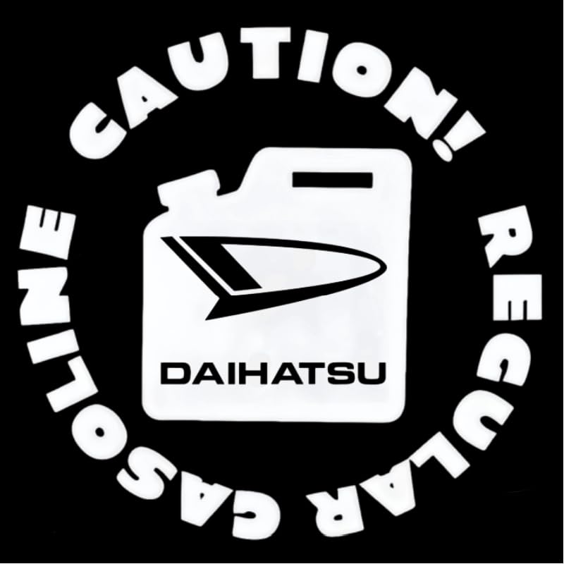 Car Tank Cover Sticker Daihatsu Fuel Lid Car Inlet Decal Waterproof Cool Heat