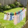 Non-slip Stretch Clothesline Elastic Stretch Clothes Drying Rope  Travel