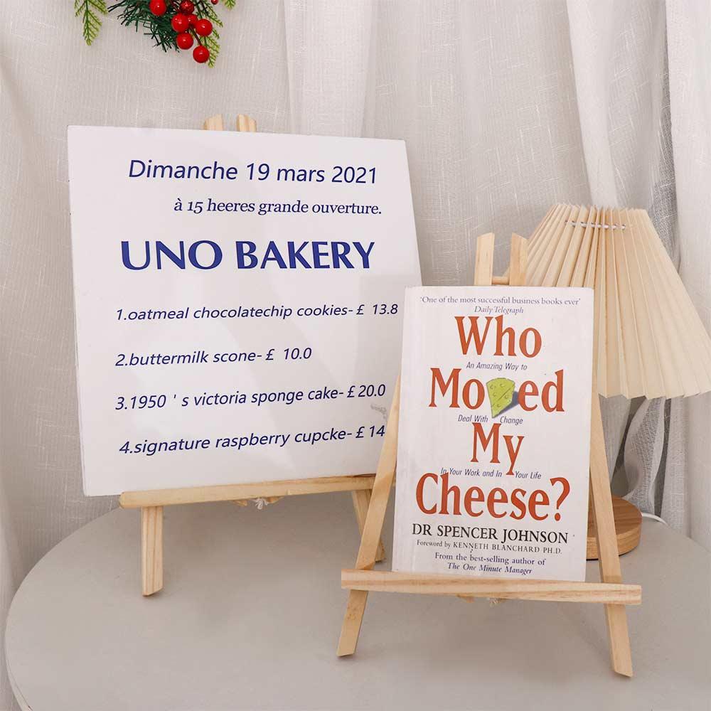 Adults Classroom Wooden Art Craft Tabletop Artist Painting Easel Shelf Display Stand Holder