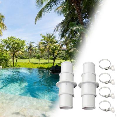 2 Pieces Pool Hose Adapter Connector Coupling Parts Accessories High Performance Heavy Duty