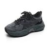Latest Spring/Autumn Women's Lace up Color blocked Fashion Versatile Casual Shoes Thick soled Wear resistant Sports Shoes
