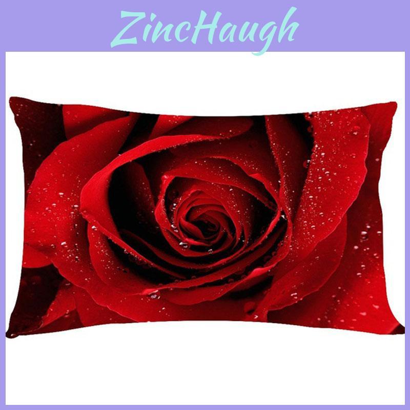 Elegant Romantic Rose Pillowcases In Soft Polyester Perfect For Home Decor And Comfort