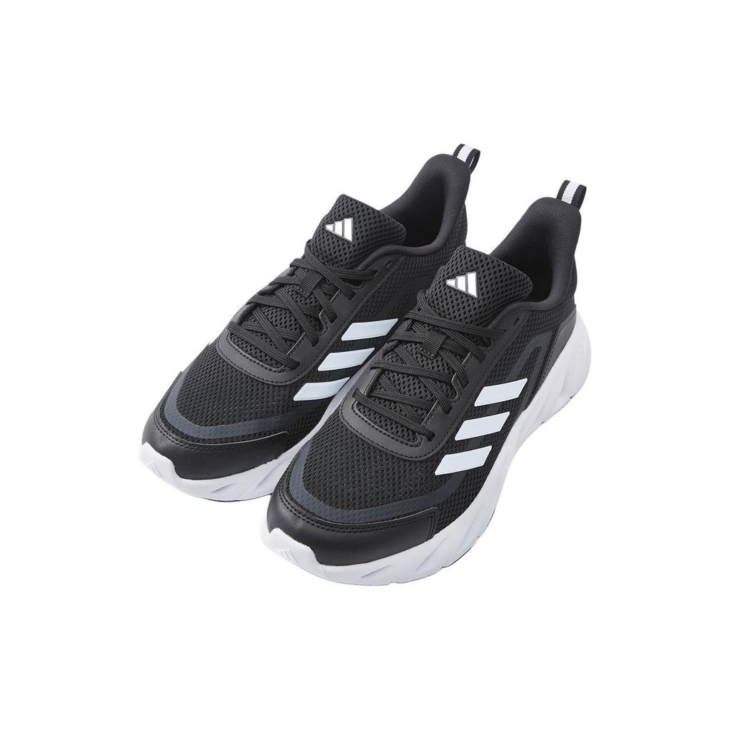 Adidas All Day Boom E Cushioning Non-Slip Durable Low-Top Casual Running Shoes Unisex Sneakers Black White JI2754