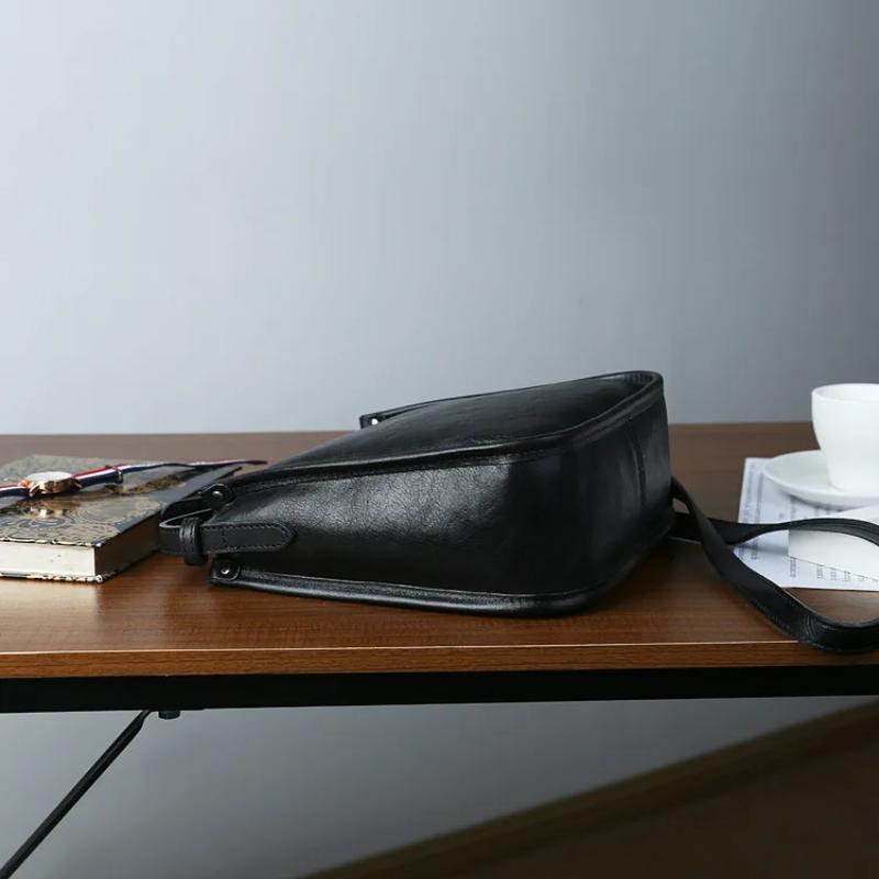 Johnature Geantă de damă Piele naturală Culoare solidă Simplă Navetă Versatilă Piele moale de vacă Genți de umăr Crossbody