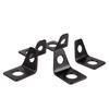 Car Modification Accessories Seat Belt Iron Plate Holder 90 Degree Angle Bracket Kit L-shaped Mounting Bracket
