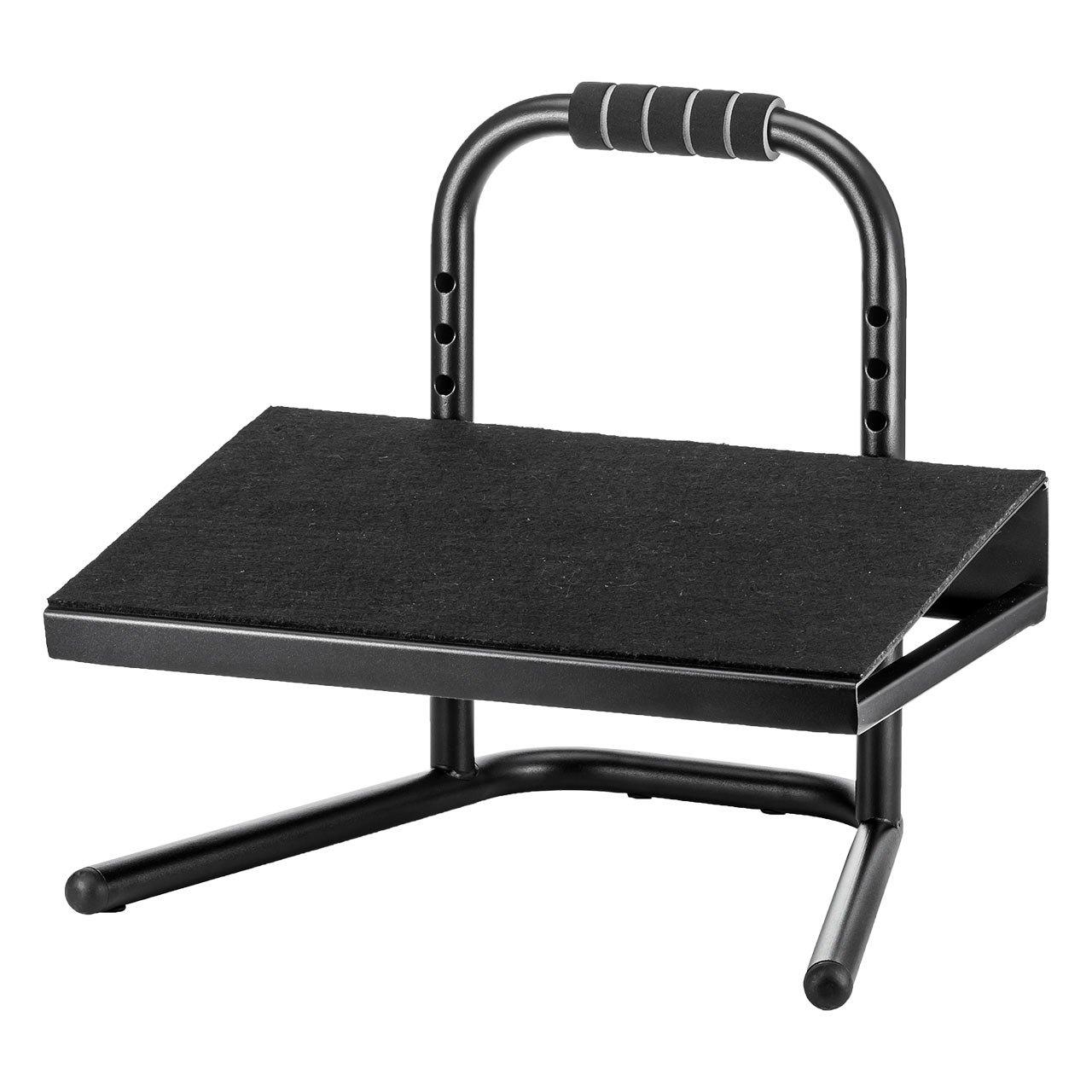 

Подставка для ног под стол Sanwa Direct, 6 уровней регулировки высоты, сталь, 1 шт., 100-FR010