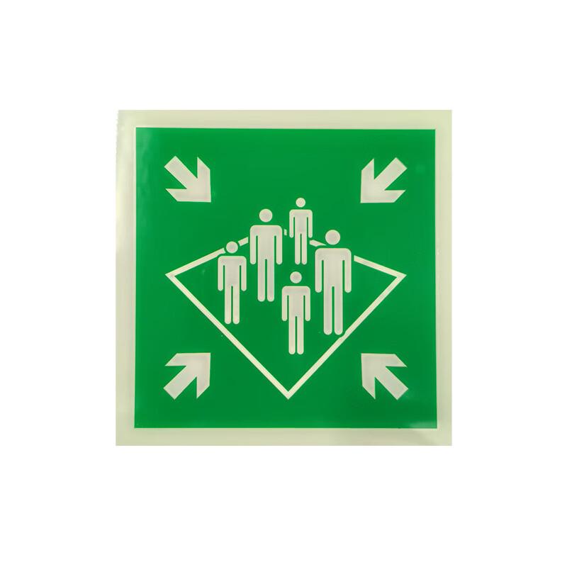 Longchan Marine Luminous IMO Assembly Station Signage (2-Pack)