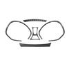 5Pcs Carbon Fiber Interior Speedometer Cover Trim For Ford Fiesta 2011-2015