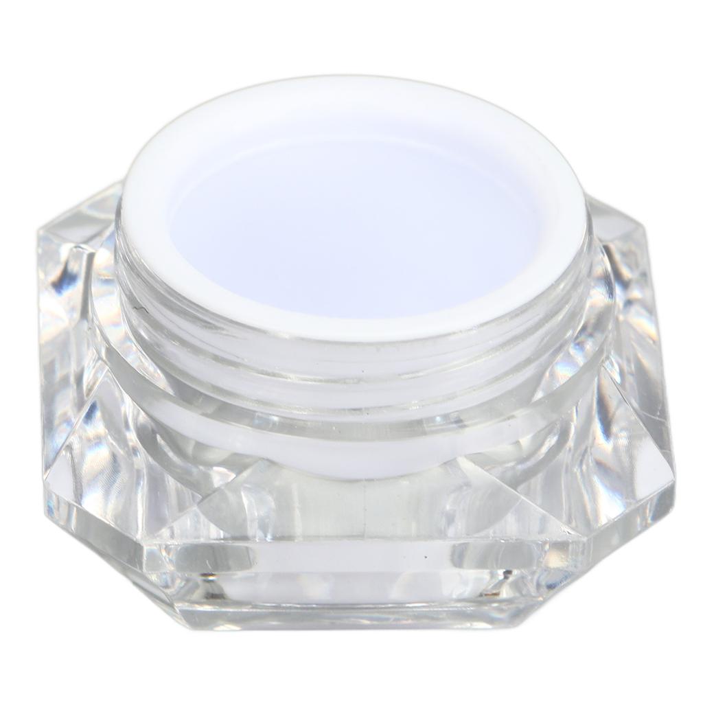 10 PCS Diamond Shape Empty Plastic Jars Pot Reusable Leakproof Cosmetic Containers for Creams Lotions Cosmetics