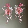 Bow Flower Hairpin Tassel Chinese Style Hair Clip Hanfu Hair Accessories  Summer Accessories