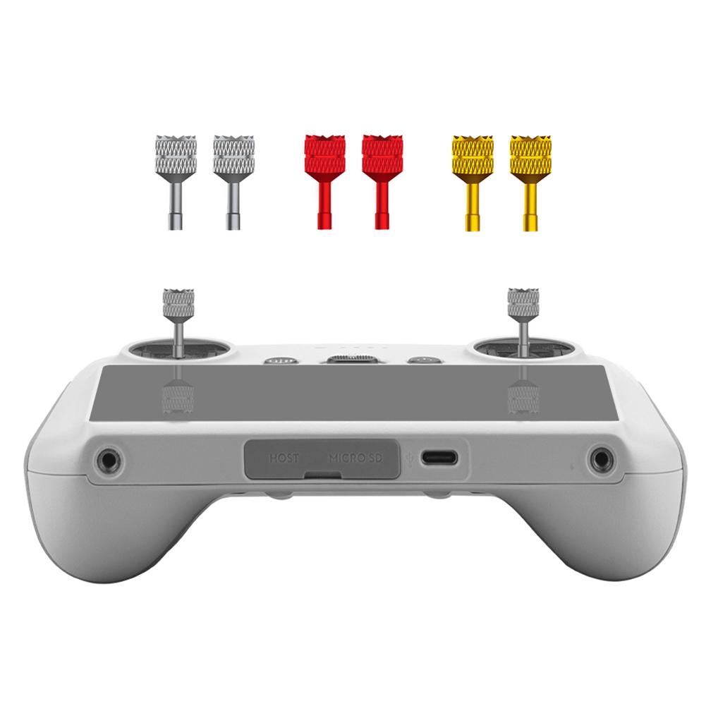 Aluminum Alloy Joystick Rocker Wear Resistant Remote Control Joystick Rocker Stick Protector Rod Lightweight for DJI Mini 3 Pro