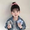 Cotton Filled Large Hair Scrunchies Sponge Exaggerated Hair Ring Children's Flower Scrunchies  Girl