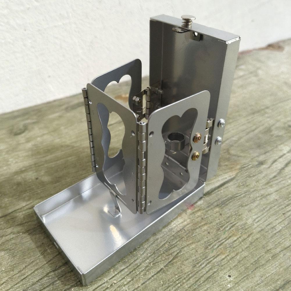 Neue Tragbare Faltbare Taschen-Outdoor-Kerzenlampe Für Camping Halter Kerzenständer Dekor Klassisch O1W4