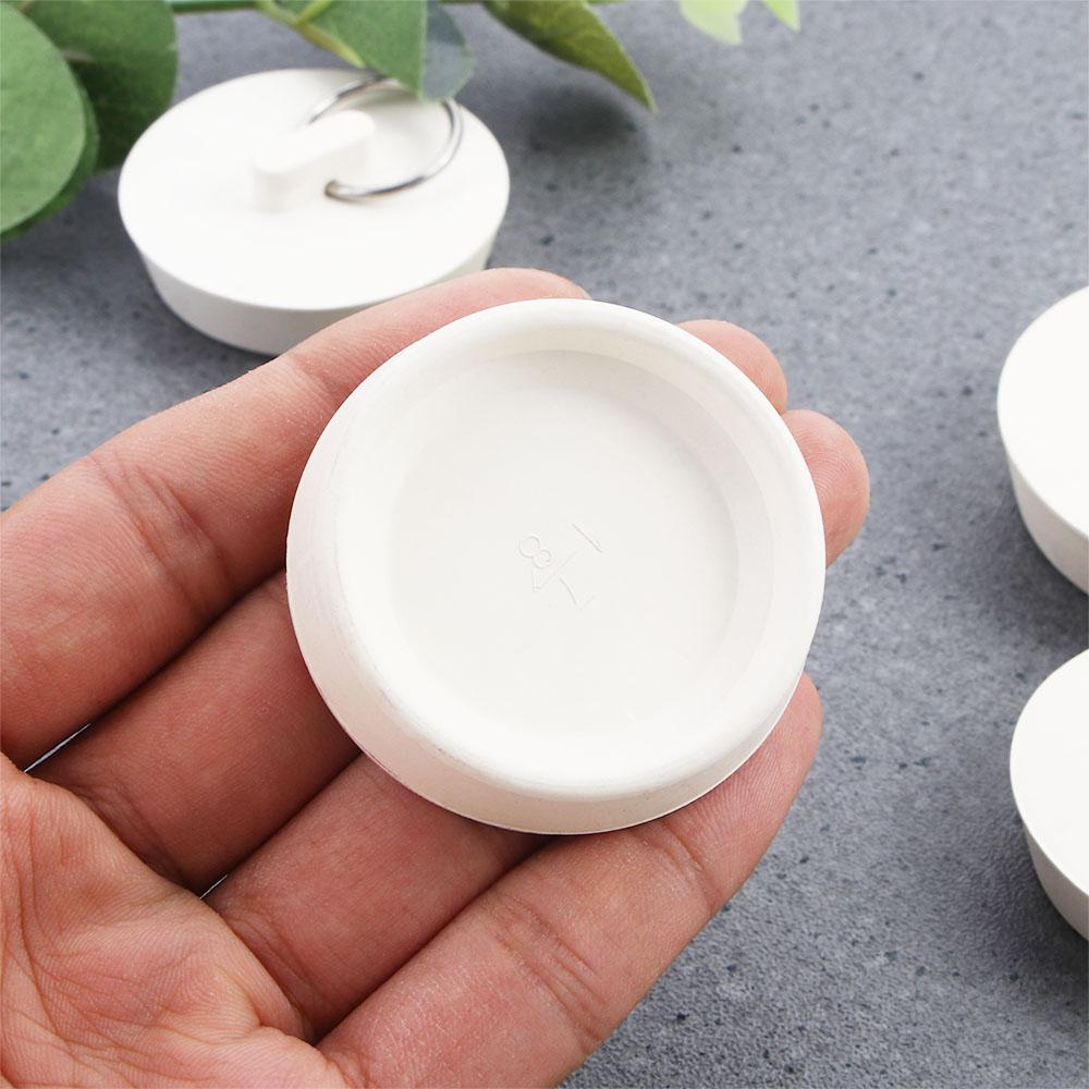 Pull Ring Design Rubber Leak-proof Drain Plug Sink Stopper Floor Drain Plug Bathroom Amenities