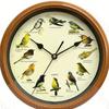 Cuckoo Round Wall Clock with Cuckoo Call On the Hour, Christmas-themed Wall Clock with Music