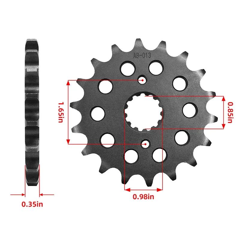 530 17T Motor Front Sprocket Gear Staring Wheel Cam Pinion for Suzuki Road GSF1250 GSF1250SA Bandit Traveller ABS GSF 1250 S