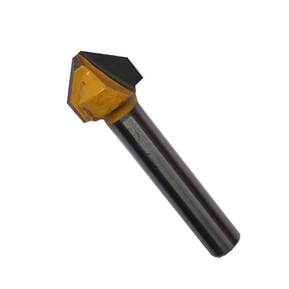 6 mm Schaft, Fase, Flachkopffräser, Fräser, Gravur