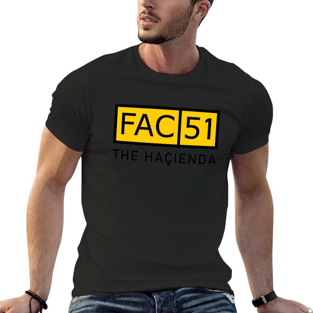 Fac 51 The Hacienda Music Merchandise Artwork Tshirt Essential T Shirt Hippie Clothes Customs Design Your Own Unisex Clothing