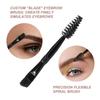 Eyebrow Pomade and Brush Set Waterproof Long-Lasting Smudge-Proof Brown Brow Gel Cream 3D Natural Feathered Wild Eyebrow Makeup for Women
