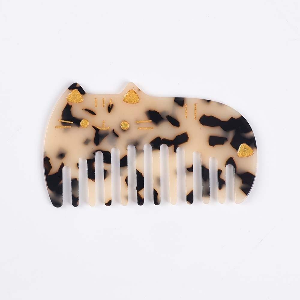 Acetate Makeup Comb Cartoon Hairdressing Combs Creative Acetic Acid Comb  Girls