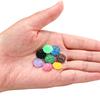 50Pcs/Lot 8mm Mix Colors Natural Ore Style Cabochons Convex Flat Back Resin Half Round Cabochons For DIY Jewelry Making Supplies
