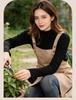 Custom Unisex Waterproof Canvas Waist Apron - Simple, Fashionable Workwear for Catering
