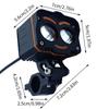 LED Motorcycle Headlight High Brightness Front Light Energy Efficient Waterproof Driving Headlamp With Adjustable Angle