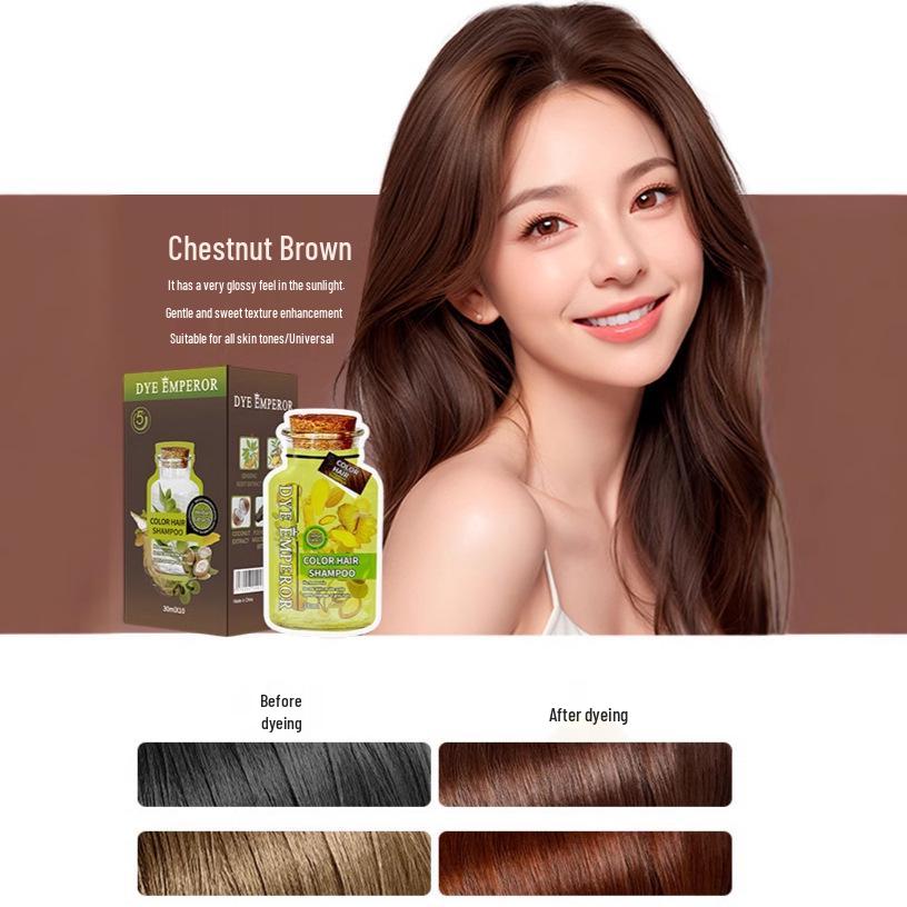 

Красочный крем-краска для волос в виде пены - Натуральный растительный DIY в домашних условиях 30ml x 10