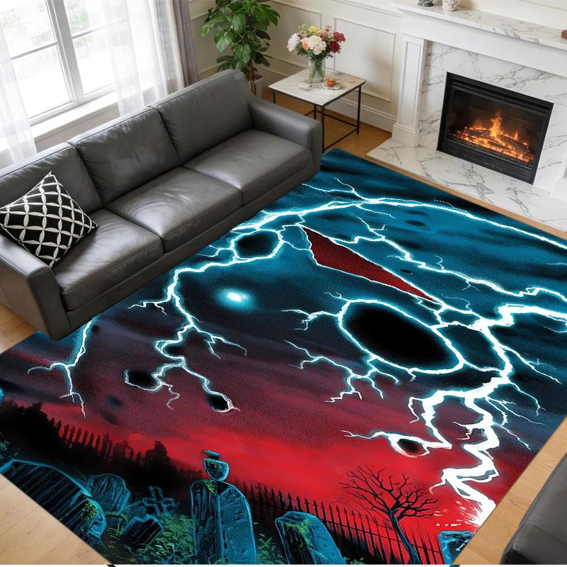 Crystal Velvet Rug Soft Non Slip Indoor Floor Mat Home DecorFriday the 13th Jason Voorhees