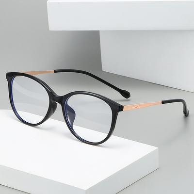 New Fashion Glasses for Women Retro Transparent Glasses Anti Blue Light Eyeglass Frame Luxury Brand Design Four Seasons Spectac