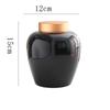 Creative Colorful Ceramic Candy Jar Portable Nuts Coffee Bean Medicinal Herb Storage Jar Household Moisture Proof Food Container