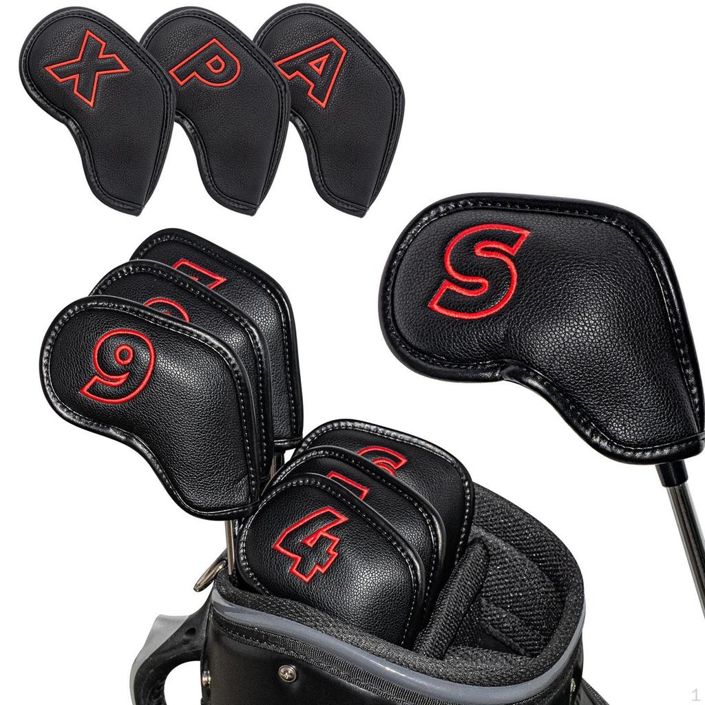 10 Golf Club Covers Made of PU, Fashionable, Scratch-resistant, Creative Gift for Golfers,