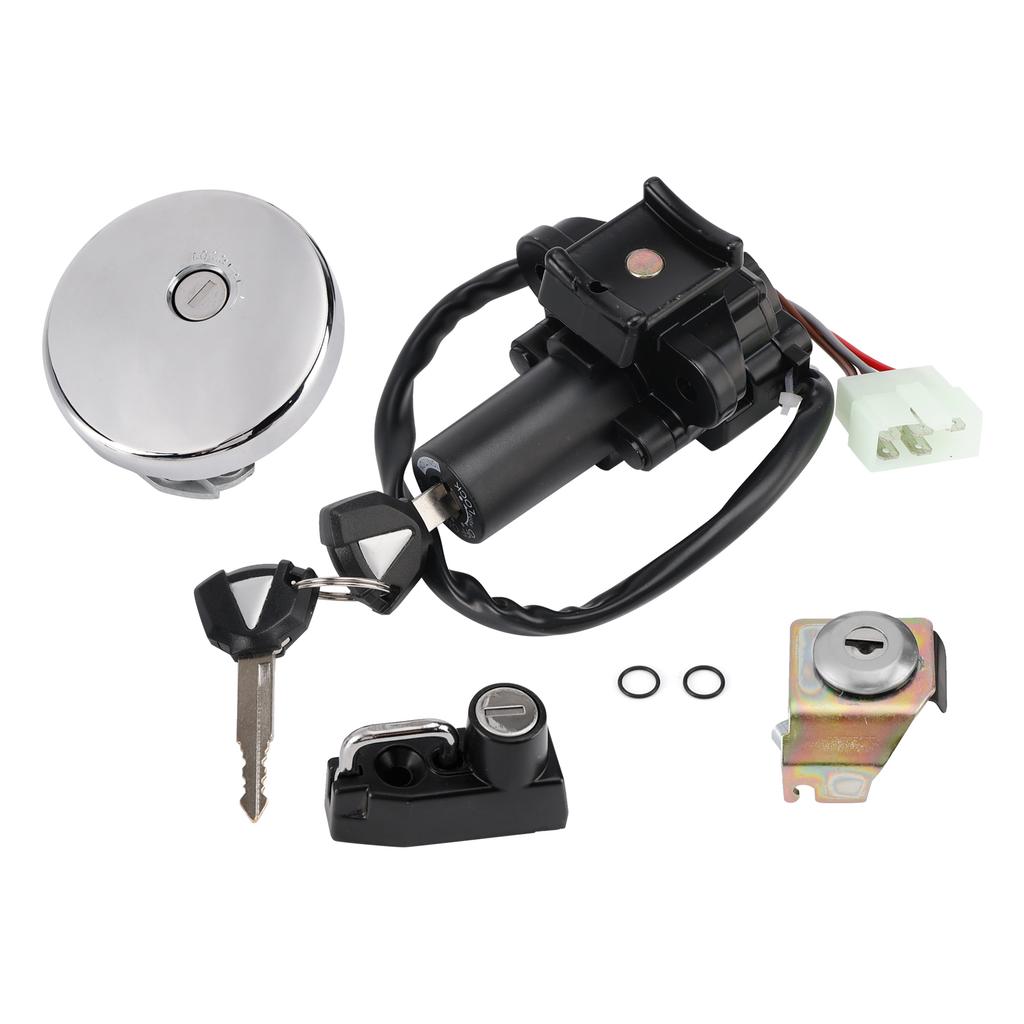 Ignition Switch Lock Set For Kawawaki W 800 EJ800 2019-2025 Gas Cap Helmet Lock