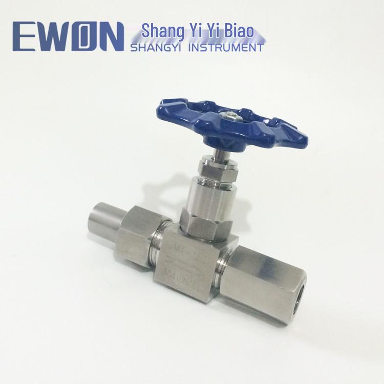 Shanghai Stainless Steel Pressure Gauge Stop Valve JJM1-160P (Inner & Outer Thread)